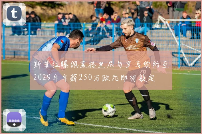 斯基拉曝佩莱格里尼与罗马续约至2029年年薪250万欧元即将敲定